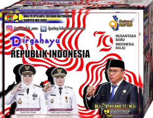 Kepala Dinas PU CKTRP Kab. Musi Rawas Mengucapakan Dirgahayu Republik Indonesia 79